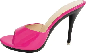 Hanfike Slide Heel Sandals Women Dressy Stiletto Slip on Slide Shoes