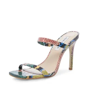 Heel High Madden Well-tested Heeled Limited quantity Michelle Sandal Multi Toe Mules Steve Snake Open Square