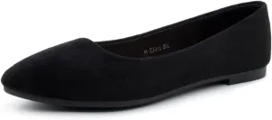 Herstyle Elina Women's Flats, Pointed Toe Ballet Flat Shoes, Slip-On Dressy Flats, Comfortable Casual Ballerina Shoes for Daily Wear, Work, Office, and Party