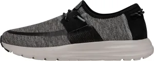 Hey Dude Sirocco Dual Knit Grey Size 10 | Men's Shoes | Men's Casual Sneakers | Comfortable & Light-Weight