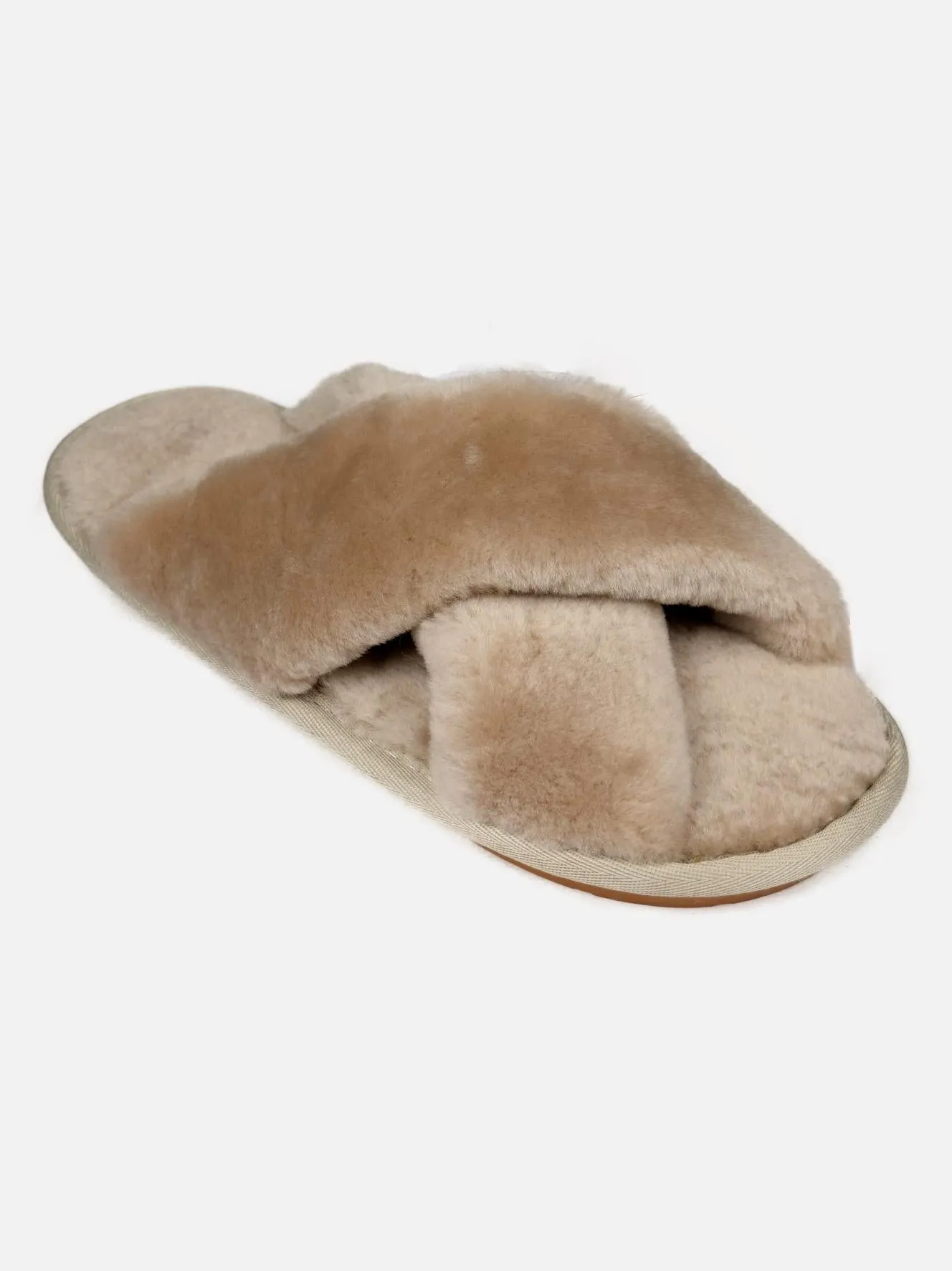 HL21X120 Slippers - Lamb - Accesories - Beige