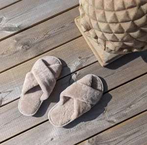 HL21X120 Slippers - Lamb - Accesories - Beige