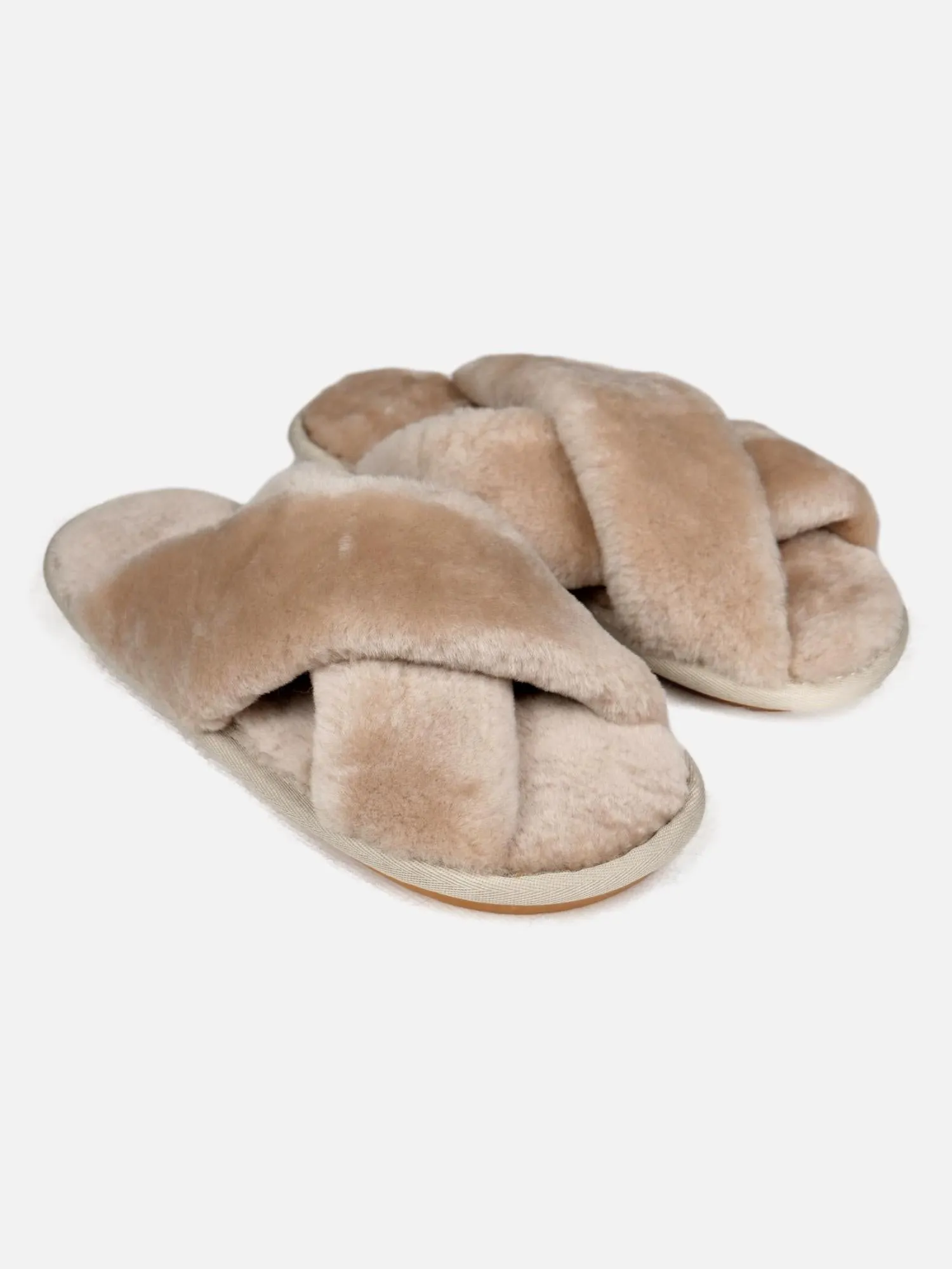 HL21X120 Slippers - Lamb - Accesories - Beige
