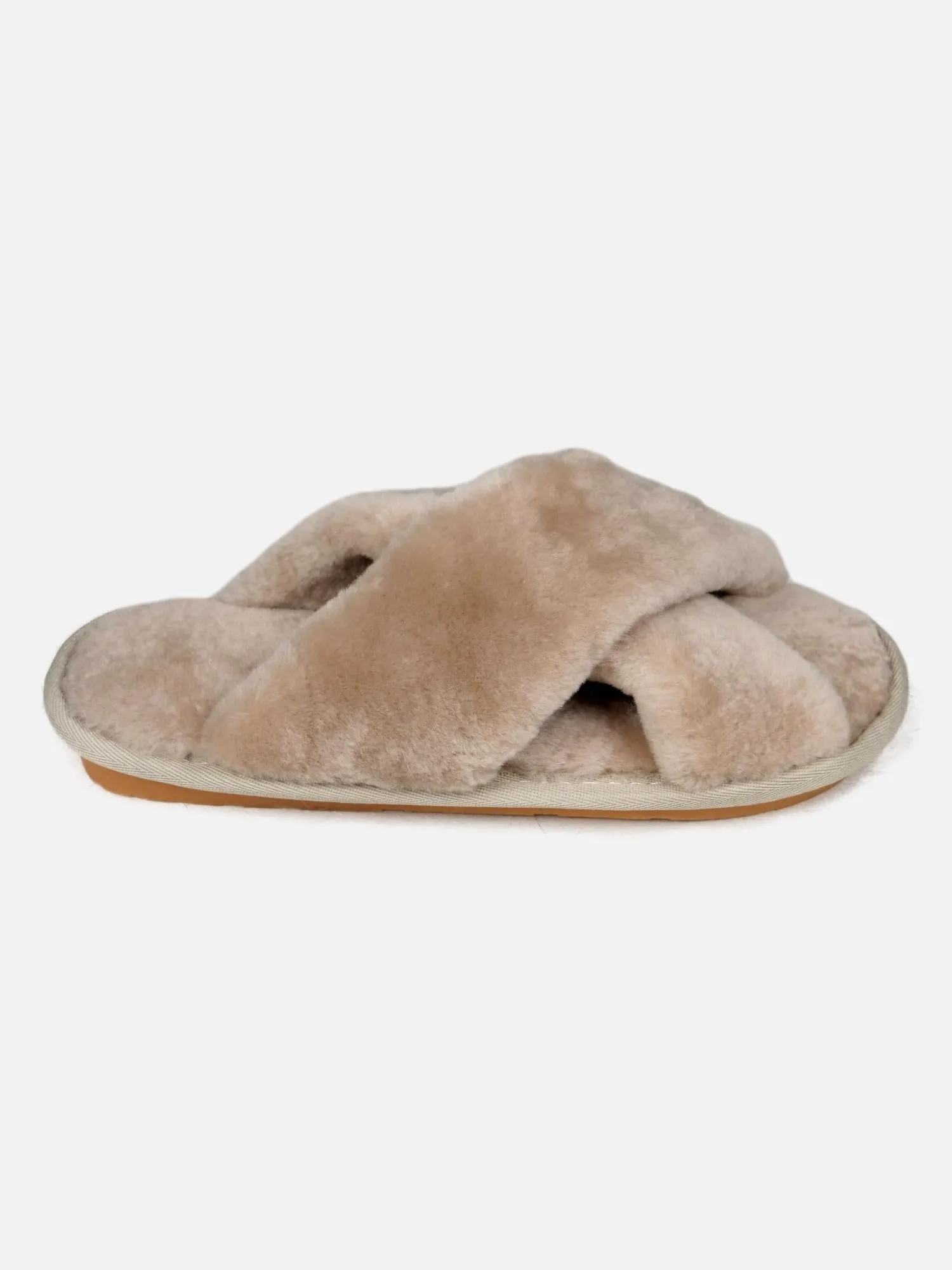 HL21X120 Slippers - Lamb - Accesories - Beige