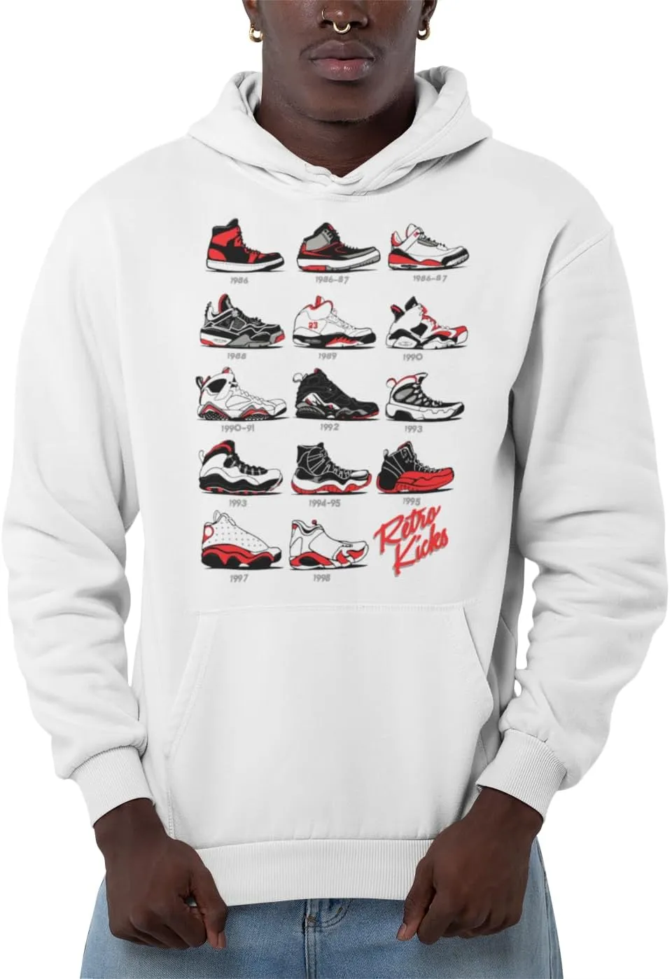 Hoodie To Match Jordan 1 2 3 4 5 6 7 8 9 10 11 12 13 Men's Graphic Hoodies