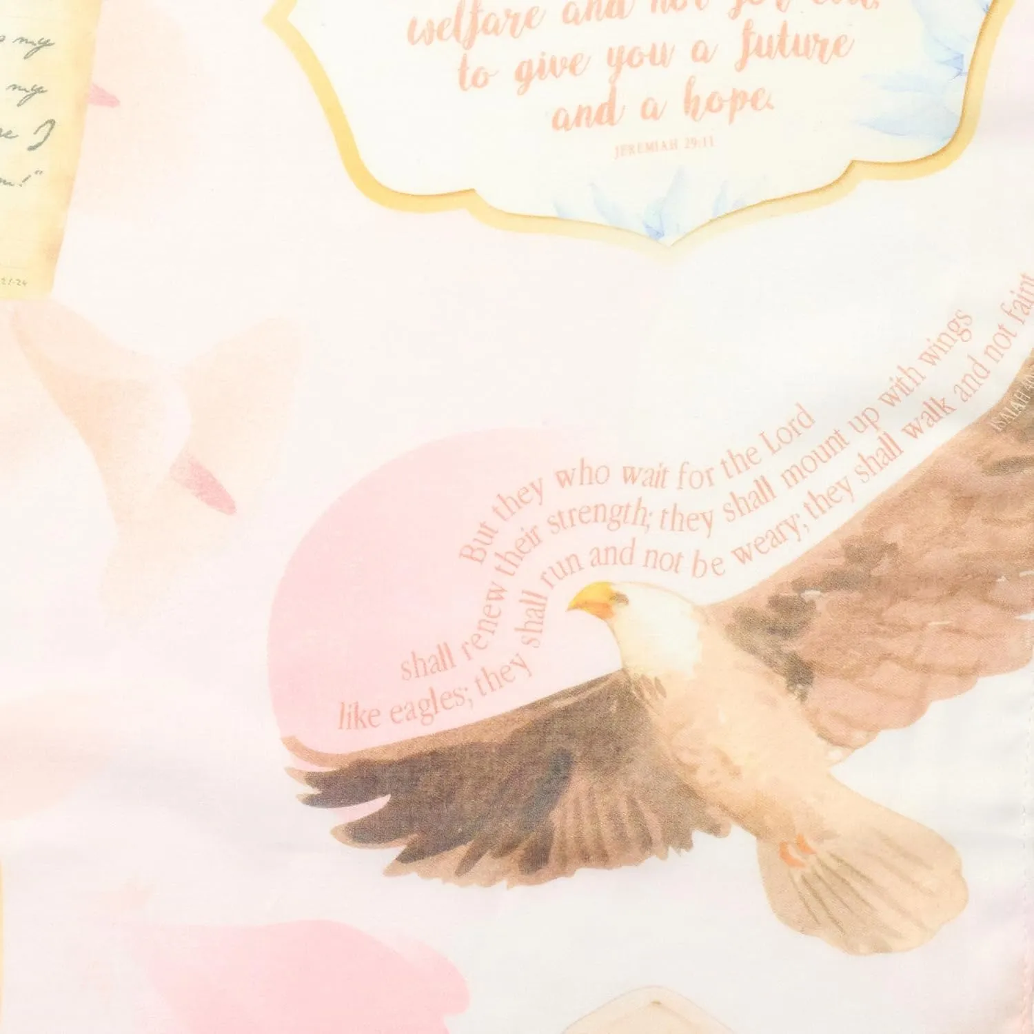 Hope Prayer Scarf - Large, Lightweight Prayerfully Created Bible Verse Shawl, 35x70", Uplifting Encouragement Christian Gift