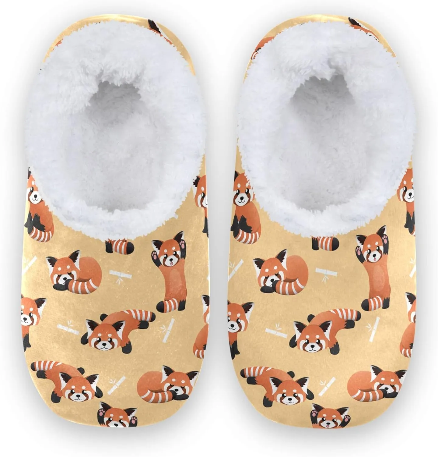 House Slippers Fuzzy Memory Foam Soft Slipper Socks for Woman Men