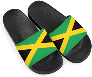 Howilath North American Countries Flag Sandals for Women Comfort Non Slip House Shower Shoes Summer