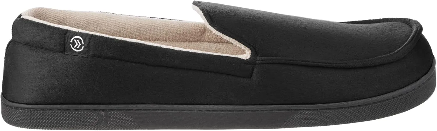 isotoner Men's Moccasin Slippers