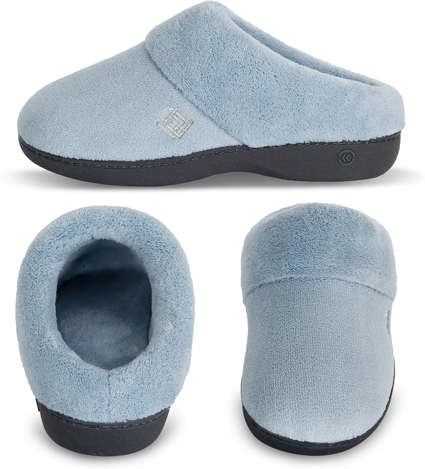 Isotoner Women's Classic Hoodback with Memory Foam Slipper