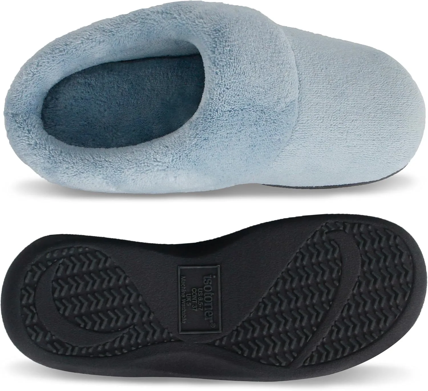 Isotoner Women's Classic Hoodback with Memory Foam Slipper