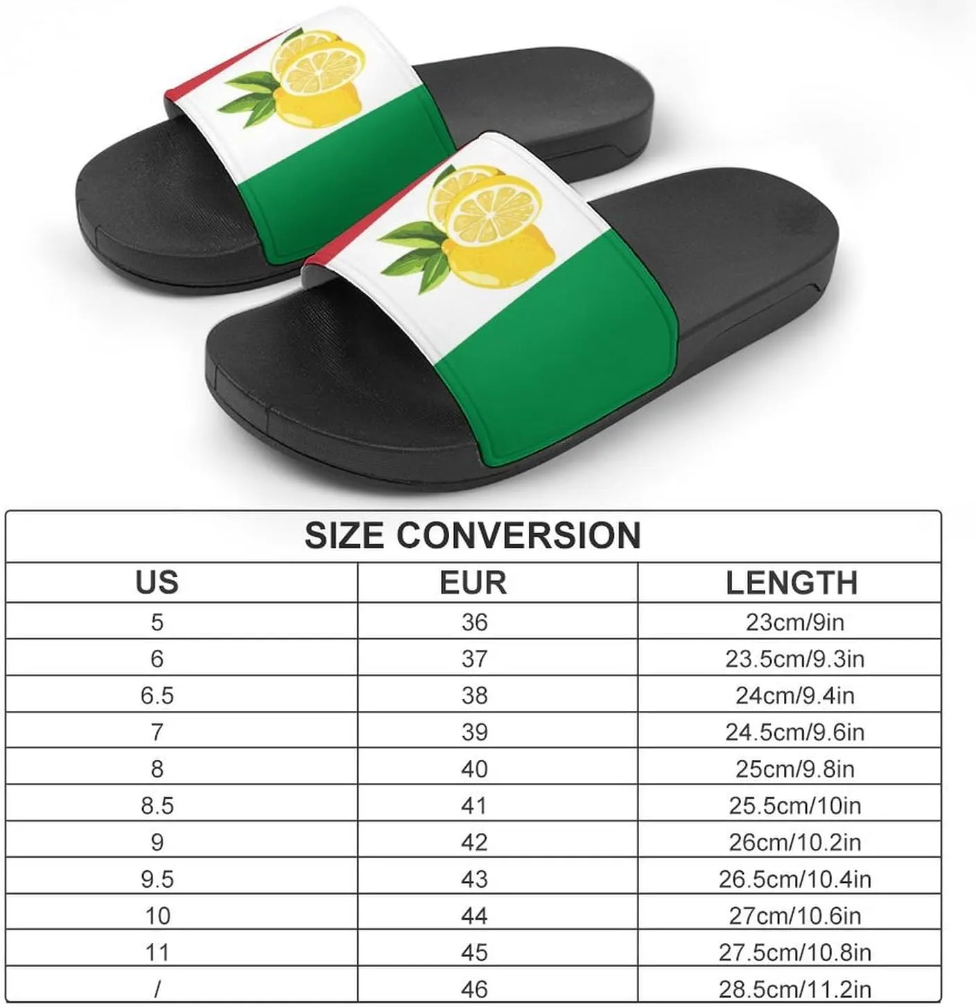 Italy Italian Lemon Town Flag Slippers Indoor Outdoor Unisex House Slipper Shower Slippers Non-Slip Open Toe Shoes