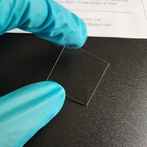 ITO Coated Conductive Glass 25mm×25mm Cover Slides superconducting Low Resistance <10 ohm/sq (76 Pcs)