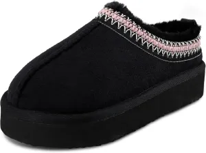 Jessica Simpson Women’s and Girl’s Indoor/Outdoor Platform Clog Slipper - Mommy & Me Size Options
