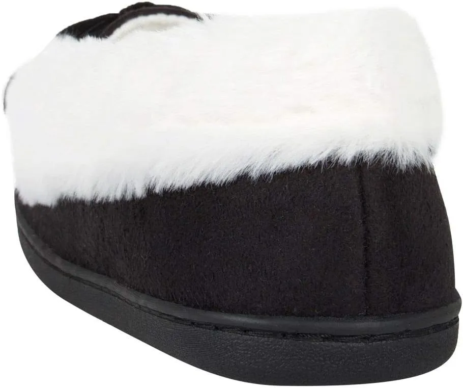 Jessica Simpson Women's Micro Suede Moccasin Indoor Outdoor Slipper Shoe