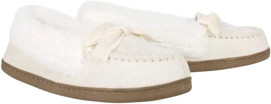 Jessica Simpson Women's Micro Suede Moccasin Indoor Outdoor Slipper Shoe