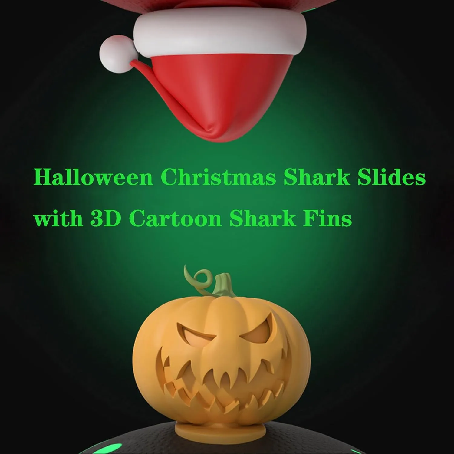 Jfxgjuv Sharklas Polares, Sharky Chanclas Originales, Anglerfish Slides, Cloud Shark Slides in The Dark Thick Sole Non-Slip Open Toe Shark Slippers