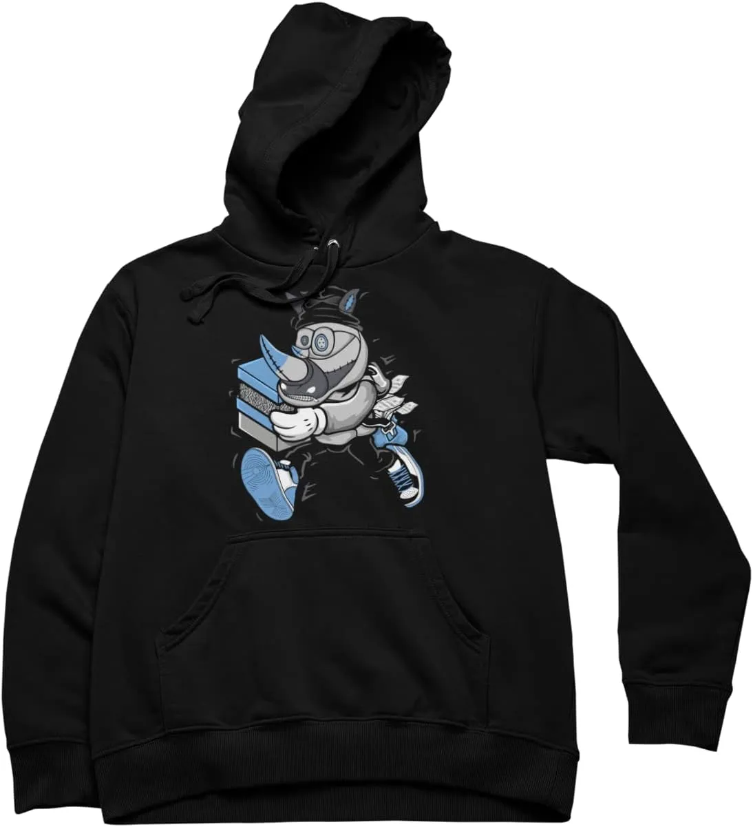 Jordan 1 Carolinaa Blue Matching Colors Men's Hoodie Sweatshirt Pullover