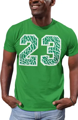 Jordan 2 Retro Lucky Green Shirt to Match Green/White Shoes, Men's Tee to Match Jordan 2 Lucky Green