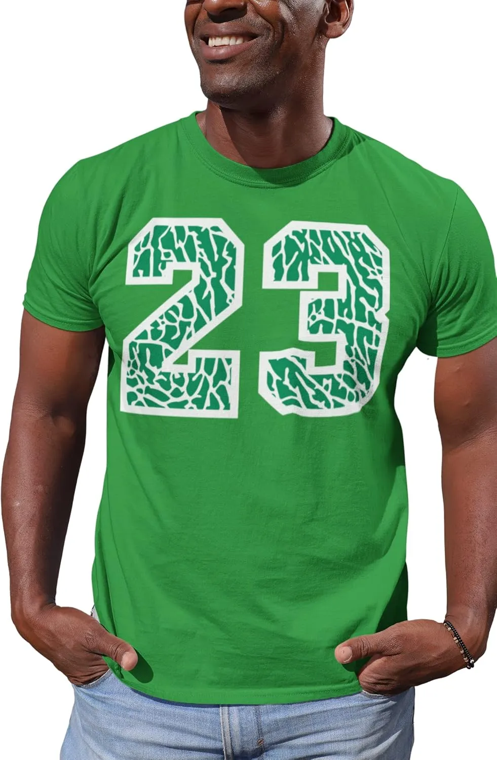 Jordan 2 Retro Lucky Green Shirt to Match Green/White Shoes, Men's Tee to Match Jordan 2 Lucky Green