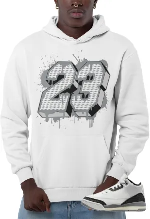 Jordan 3 Retro Cement Grey Men's Hoodie To Match Sneakers