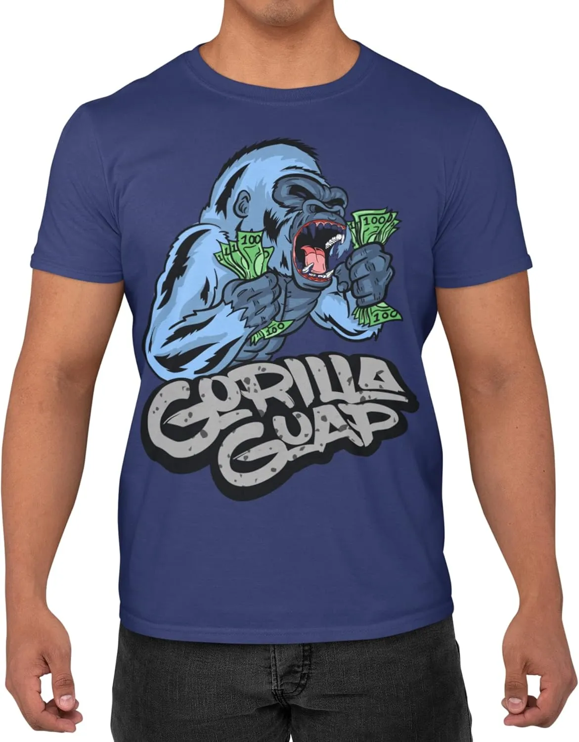 Jordan 4 Midnight Navy T Shirt to Match Men's Sneakers Gorilla Guap, Shirt to Match Jordan 4s Midnight Navy