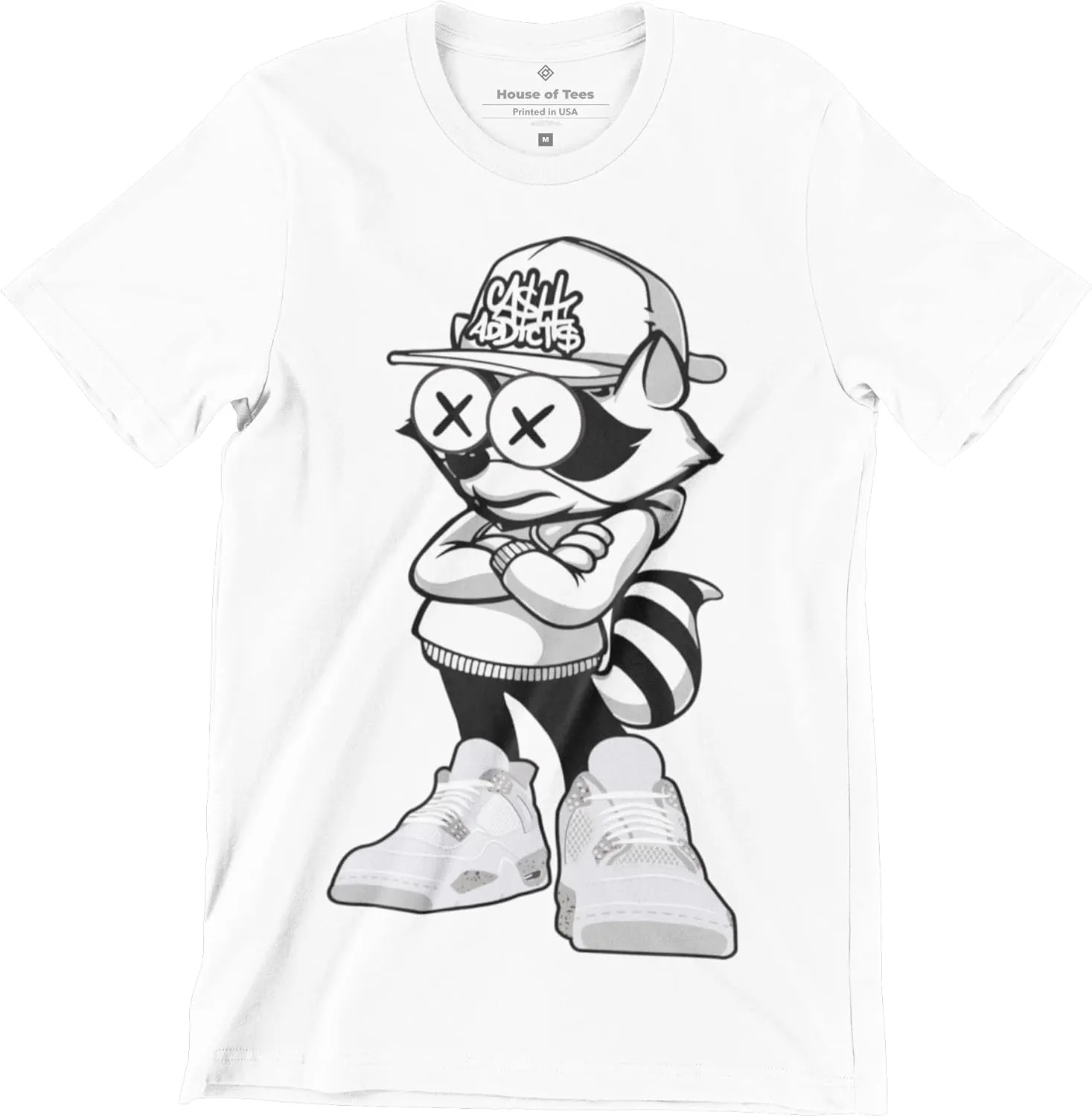 Jordan 4 Oreo Mens Graphic T-Shirt