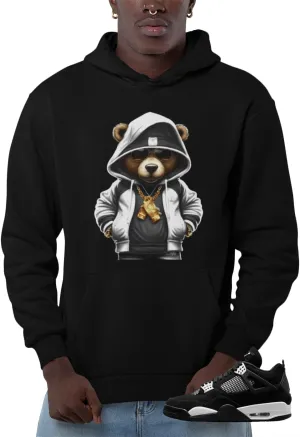 Jordan 4 White Thunder Men's Hoodie To Match Sneakers