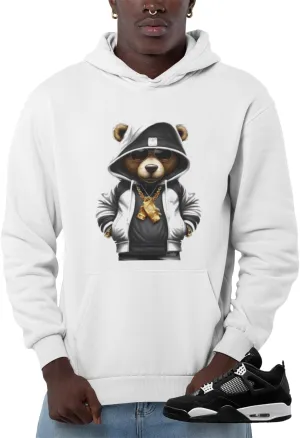 Jordan 4 White Thunder Men's Hoodie To Match Sneakers