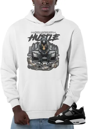 Jordan 4 White Thunder Men's Hoodie To Match Sneakers