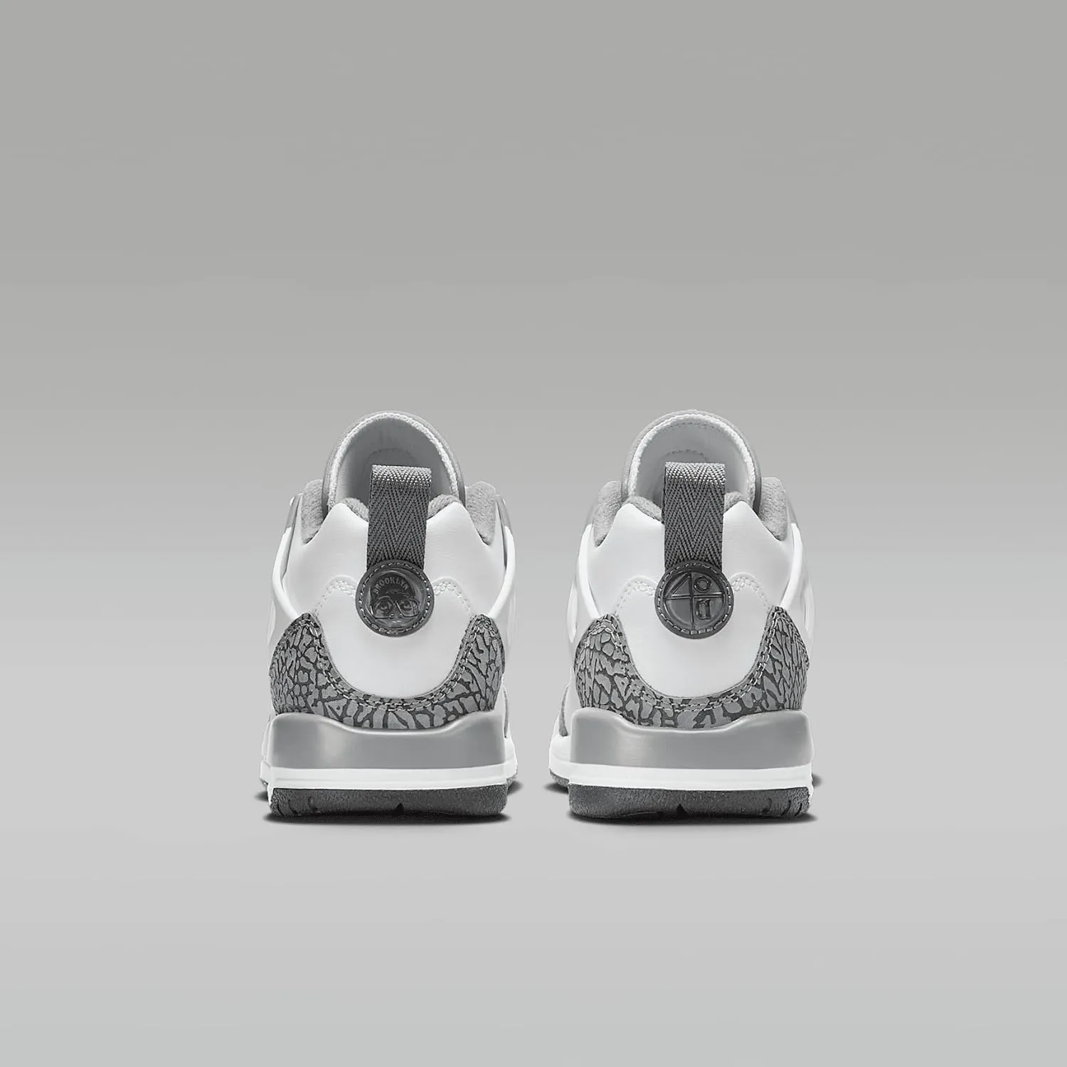 Jordan Spizike Low Big Kids' Shoes (FQ3950-102, White/Anthracite/Wolf Grey/Cool Grey)