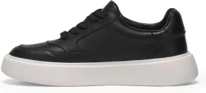 Journey West Super Light Weight Platform Genuine Leather Classic Lace-up Daily Loafer Sneakers for Women