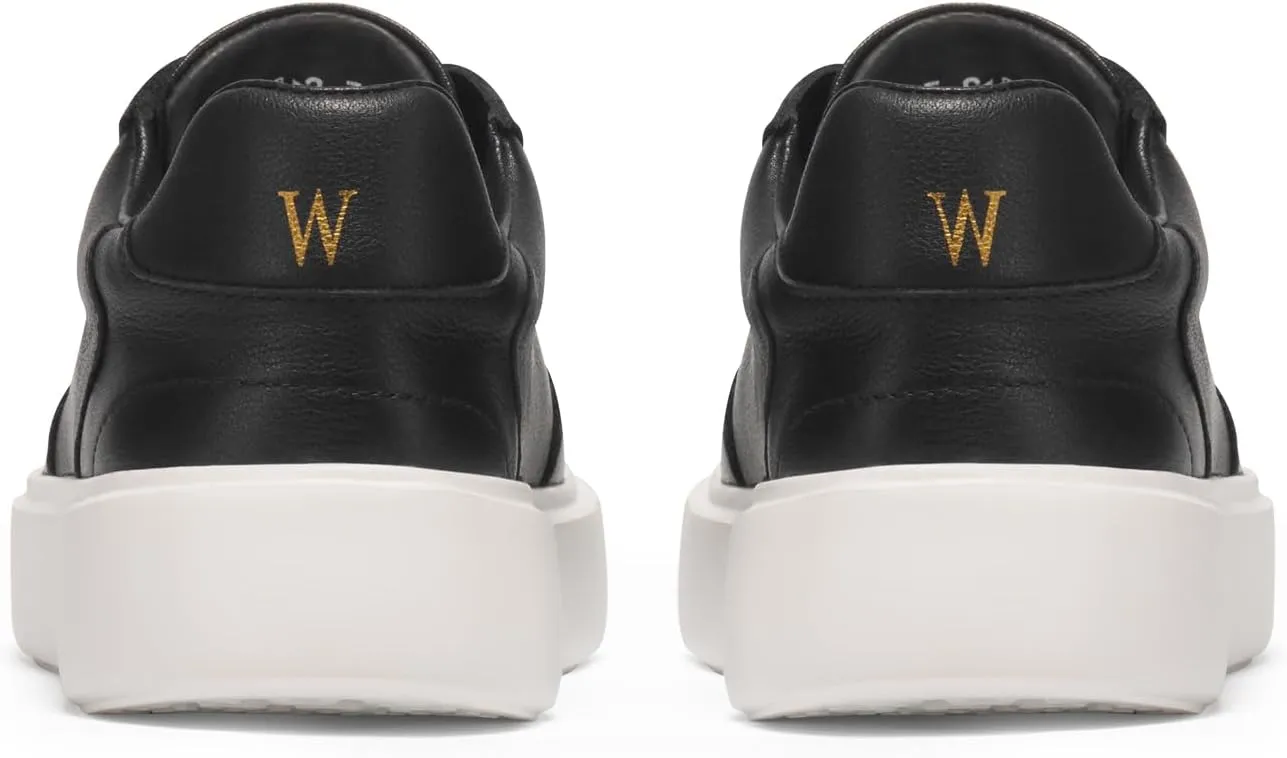 Journey West Super Light Weight Platform Genuine Leather Classic Lace-up Daily Loafer Sneakers for Women