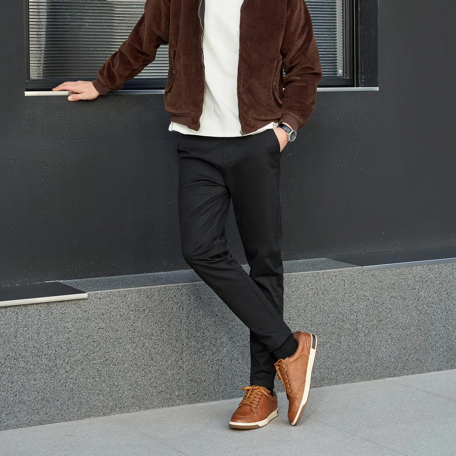 Jousen Men's Fashion Sneakers Retro Simple Casual Shoes for Men