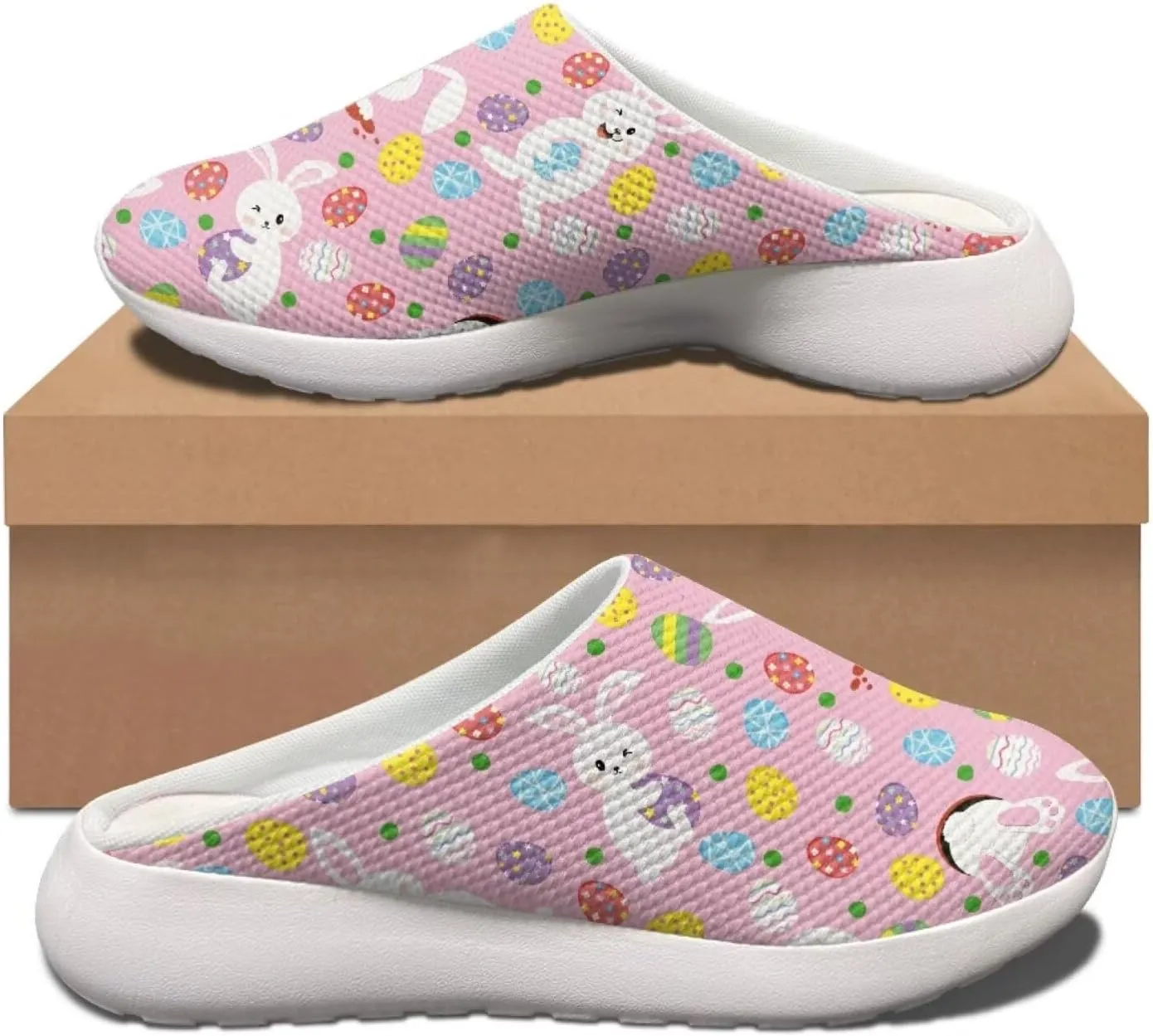 JoyLamoria Lightweight Platform Shoes Quick Dry Garden Clogs Walking Slipper Shoes with Rubber Sole