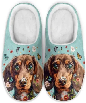 JoyLamoria Wild Tiger Stripe Print Memory Foam Fuzzy Slippers for Women,Womens slippers Platform EVA lightweight sole Warm Faux Fur Lined Suede house slippers for women