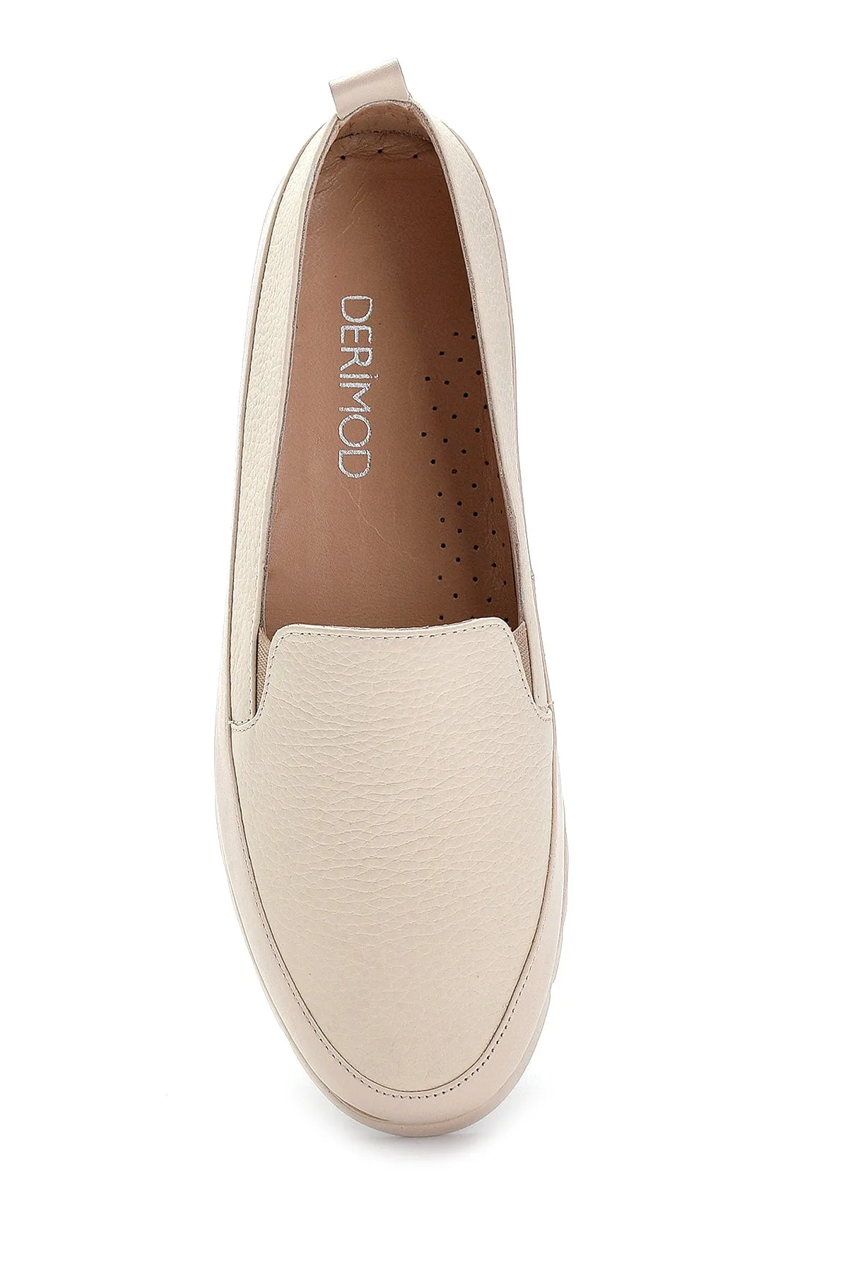 Kadın Deri Sim Detaylı Loafer