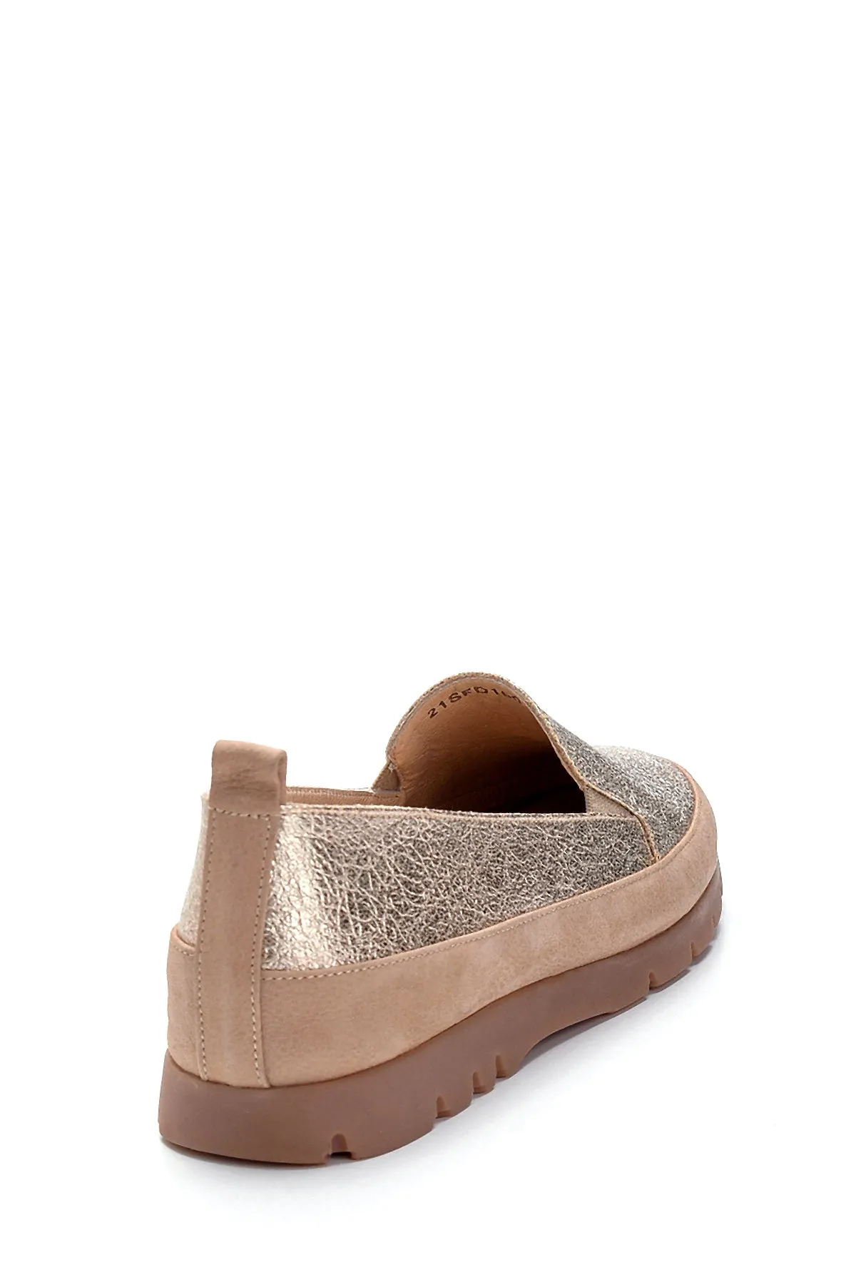 Kadın Deri Sim Detaylı Loafer