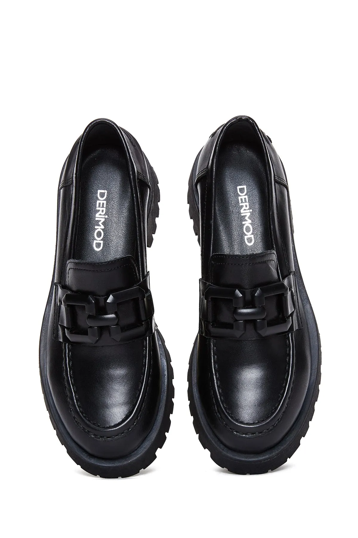 Kadın Deri Zİncirli Loafer