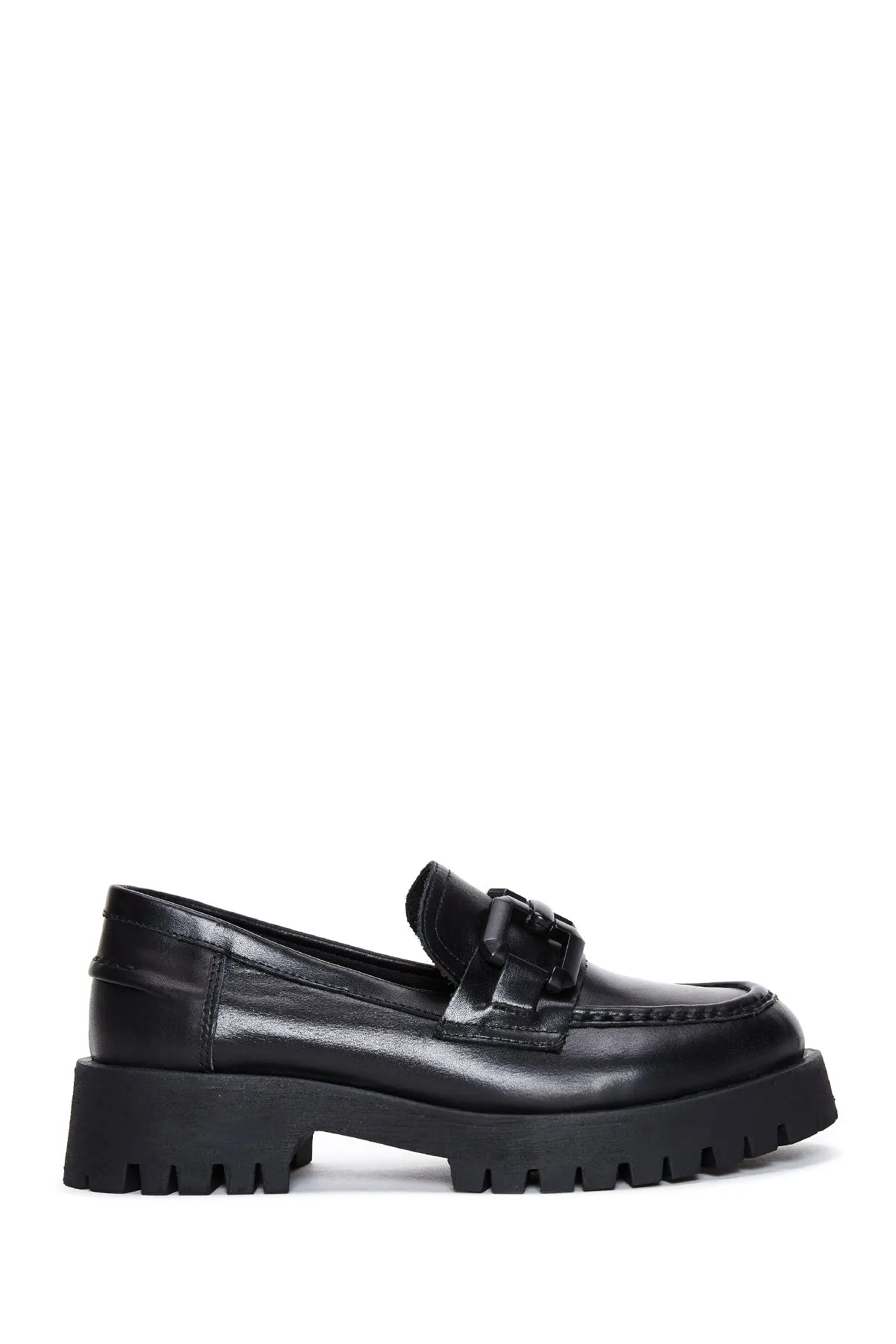 Kadın Deri Zİncirli Loafer