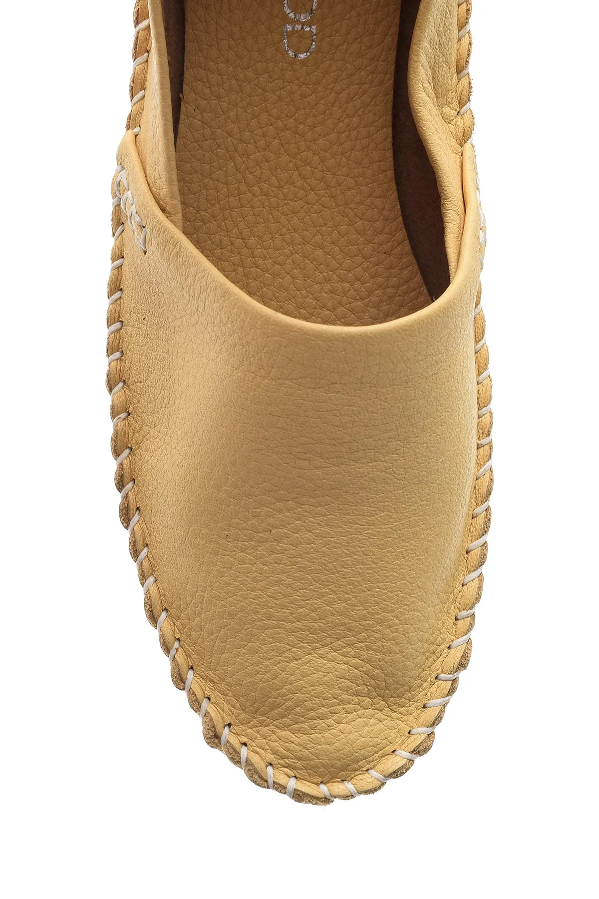 Kadın Dikiş Detaylı Deri Loafer
