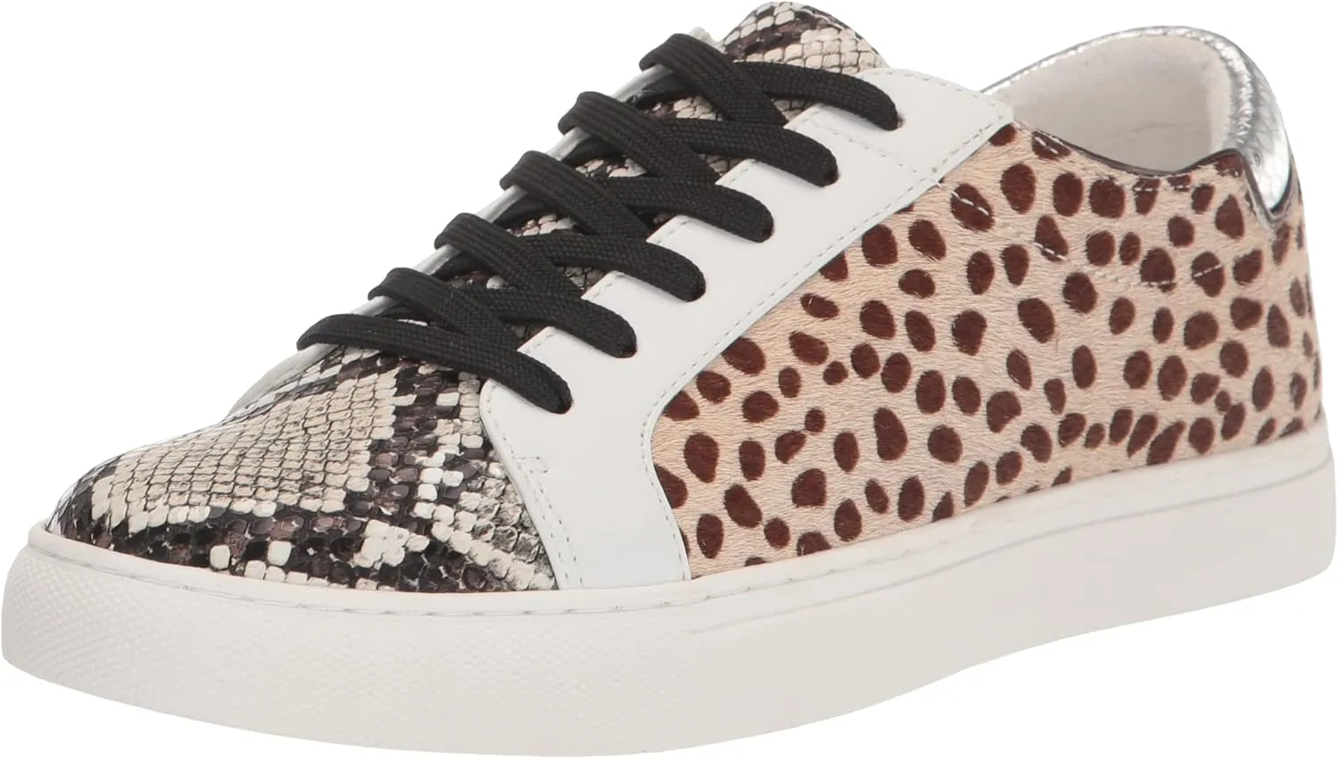 Kenneth Cole Women's Women's Kam Fashion Sneaker, Taupe/Brown Combo, 6