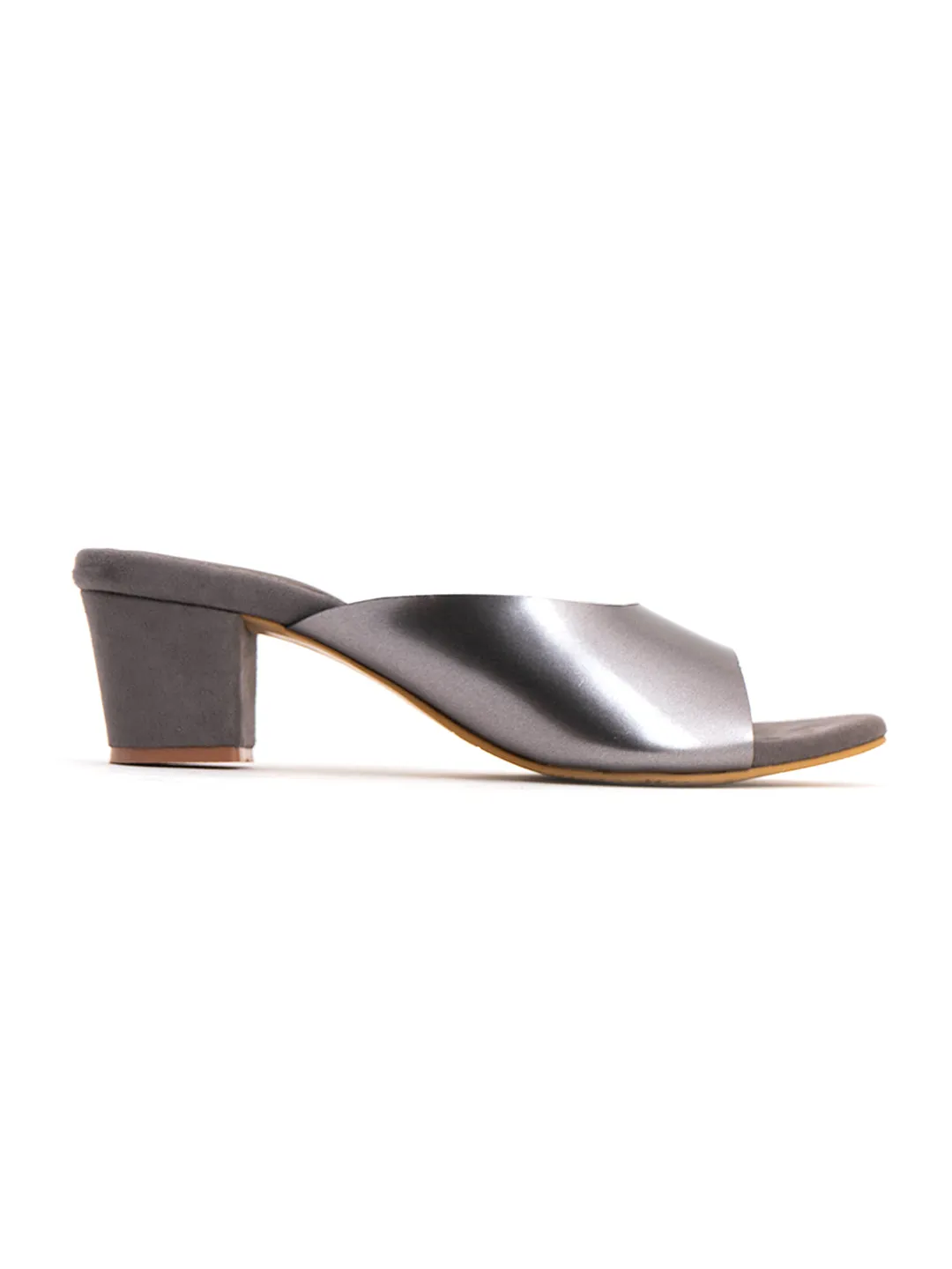Khadim Cleo Block Heel Mule Slip On Sandal for Women