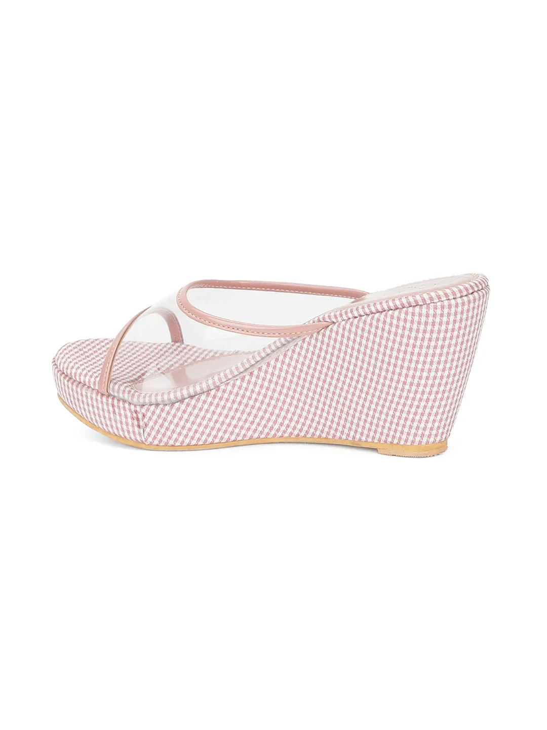 Khadim Cleo High Heel Wedge Mule Slip On Sandal for Women