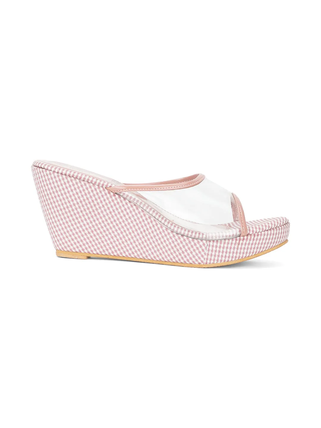 Khadim Cleo High Heel Wedge Mule Slip On Sandal for Women