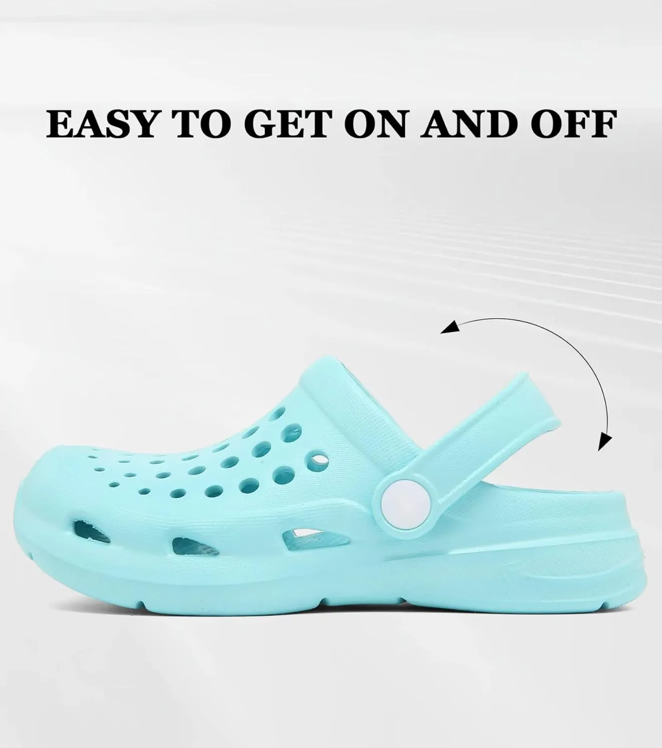 Kids Girls Boys Clogs Garden Shoes Toddler Slip on Sandals Children Water Shower Beach Pool Slippers