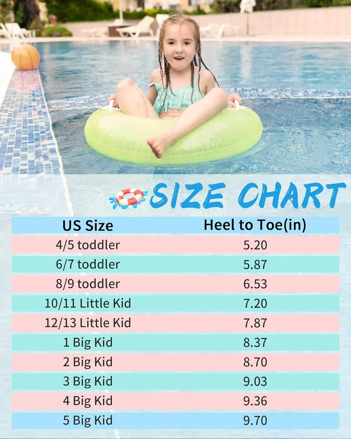 Kids Girls Boys Clogs Garden Shoes Toddler Slip on Sandals Children Water Shower Beach Pool Slippers