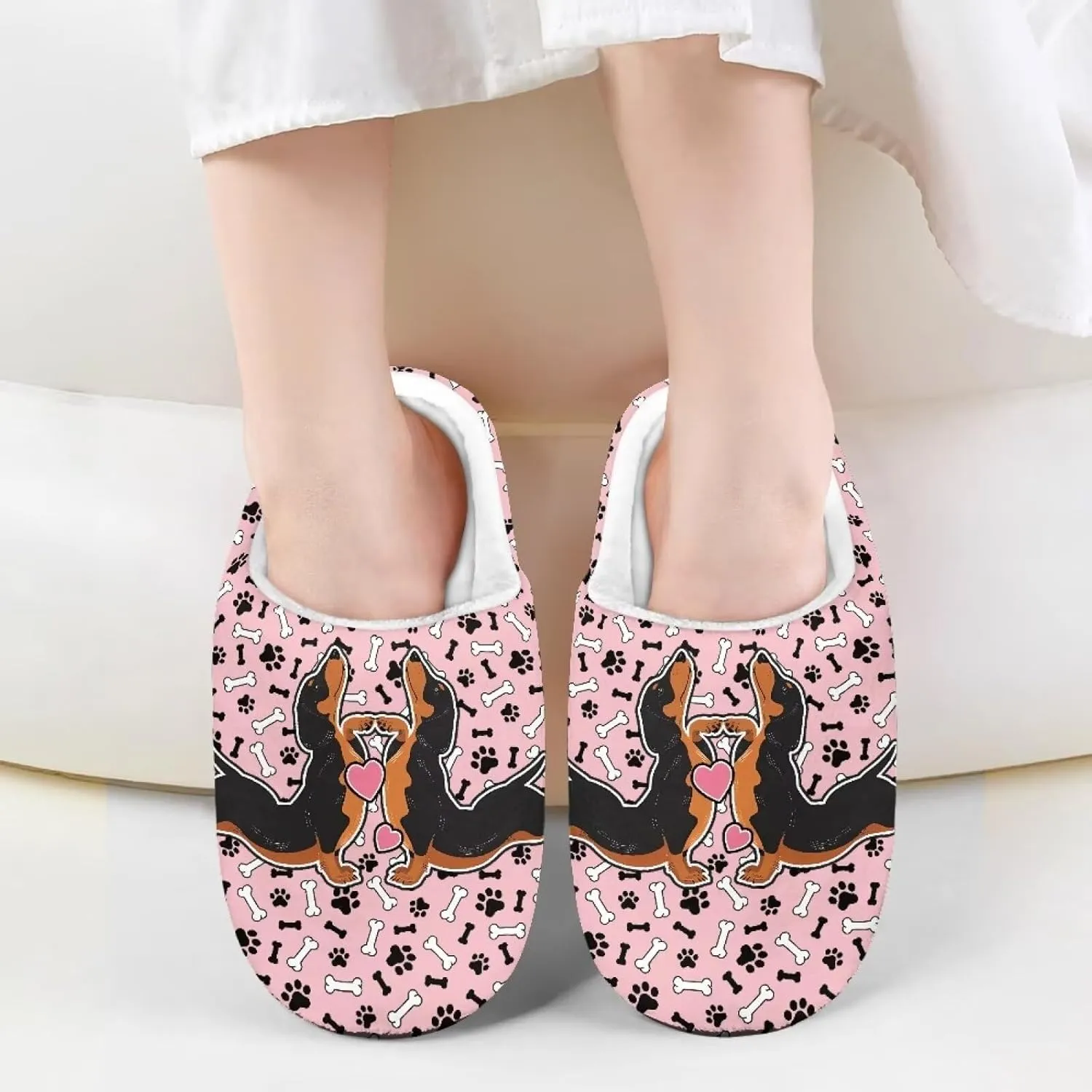 Kids Slip-On Fuzzy House Slipper Outdoor Cozy Non-Slip Slippers Warm Cute Slippers for Toddler Boys GirlsLittle kids US 9-15