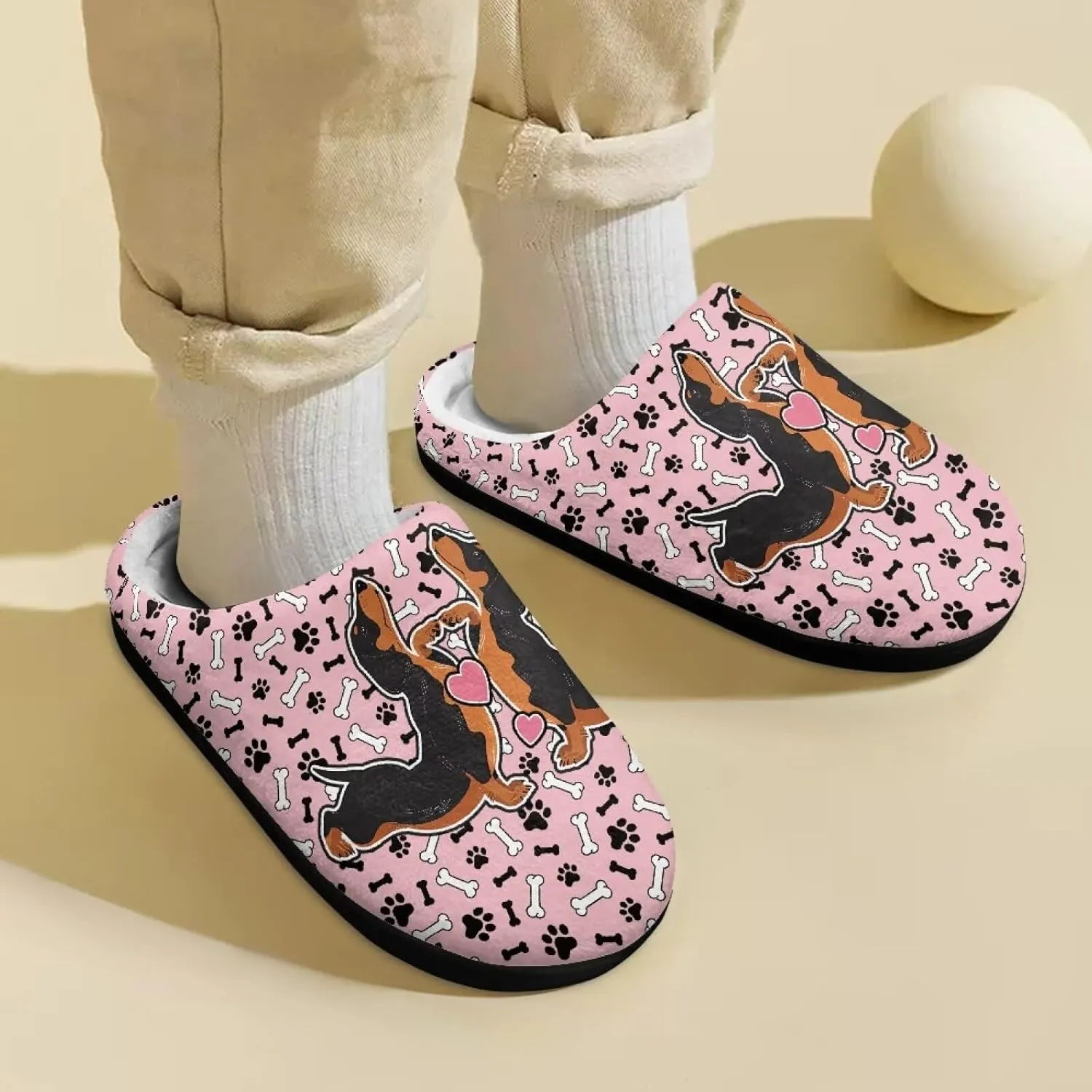 Kids Slip-On Fuzzy House Slipper Outdoor Cozy Non-Slip Slippers Warm Cute Slippers for Toddler Boys GirlsLittle kids US 9-15