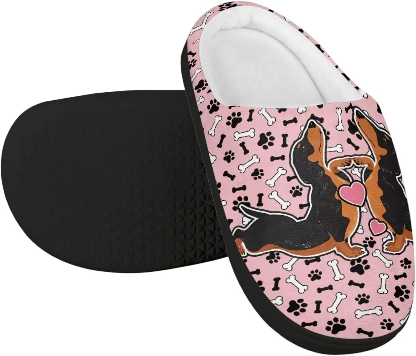 Kids Slip-On Fuzzy House Slipper Outdoor Cozy Non-Slip Slippers Warm Cute Slippers for Toddler Boys GirlsLittle kids US 9-15